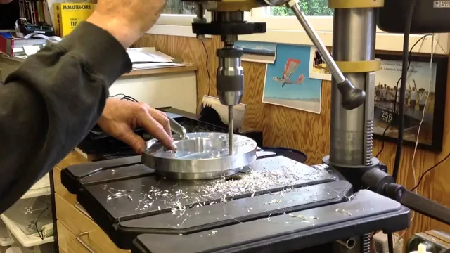 how to mill aluminum on a drill press