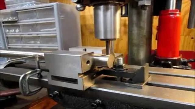 how to mill steel on a drill press