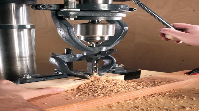 how to mortise with a drill press