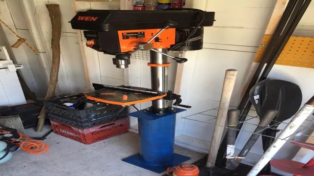 how to mount a bench drill press