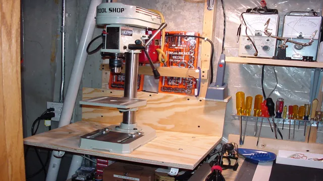 how to mount a flat iron drill press