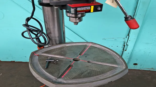 how to mount drill press to concrete floor