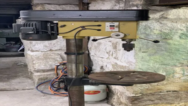 how to mount floor drill press