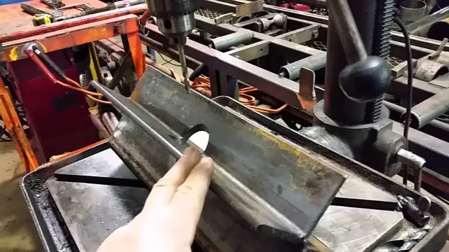 how to notch tubing with drill press