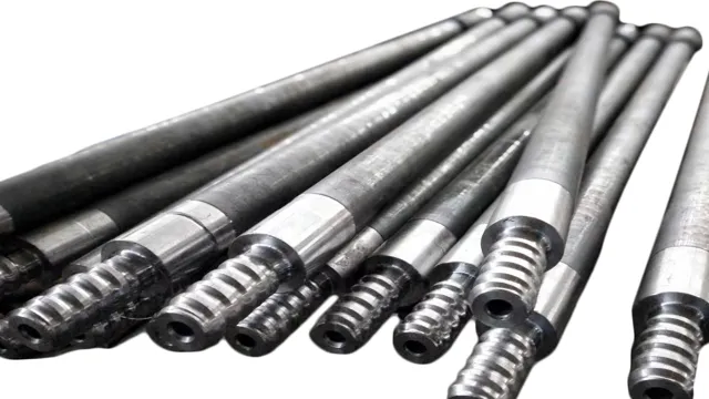 how to o.d thread rods in a drill press