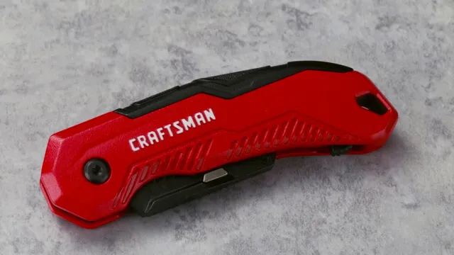 how to open a craftsman utility knife