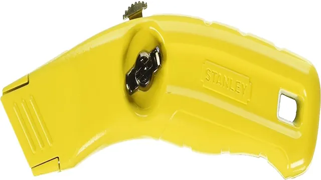 how to open a utility knife