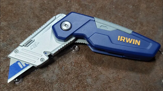 how to open an irwin utility knife