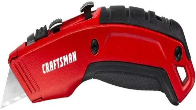 how to open craftsman dual blade utility knife