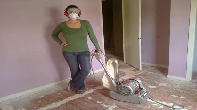 how to operate a floor sander