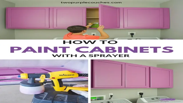 how to paint cabinets with a paint sprayer