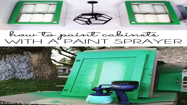 how to paint cabinets with paint sprayer