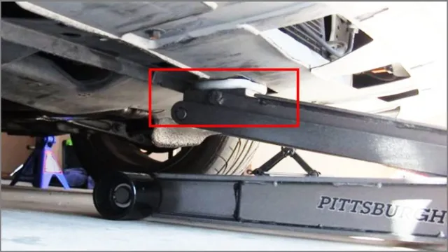 how to place jack stands under a car