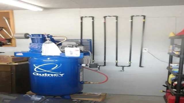 how to plumb a shop air compressor