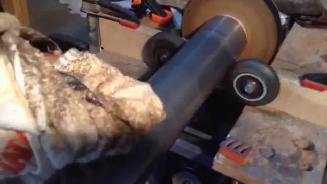 how to polish a drill press column