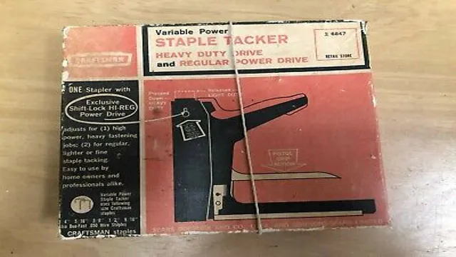 how to put staples in a craftsman staple gun