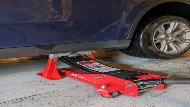 how to put tesla on jack stands
