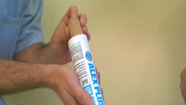how to put tube in caulking gun