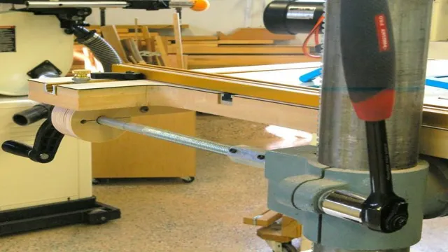how to raise drill press table