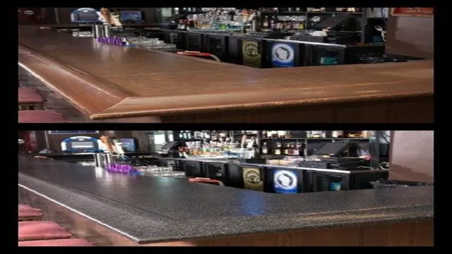 how to refinish a bar top