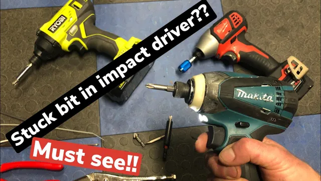 how to remove broken bit from impact driver