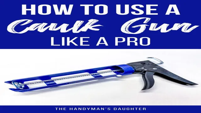 how to remove empty caulking gun