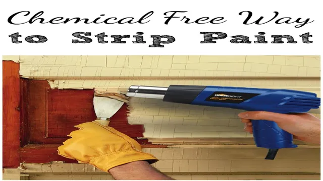 how to remove paint from cabinets with heat gun