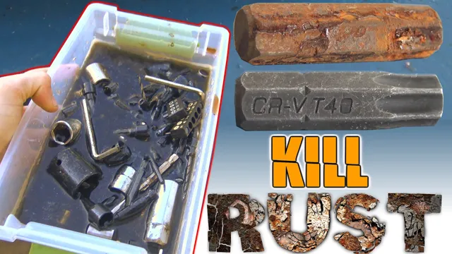 how to remove rust from socket set