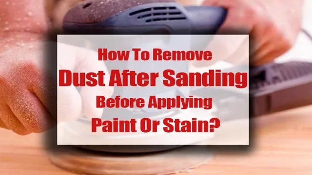 how to remove sanding dust between coats
