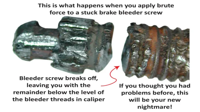how to remove stuck brake bleeder screw 1 how to remove stuck brake bleeder screw
