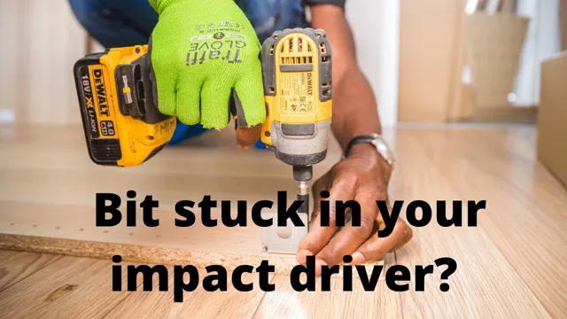 how to remove stuck drill bit from impact driver