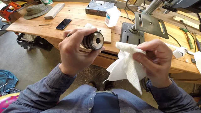 how to remove the spindle from a jt33 drill press