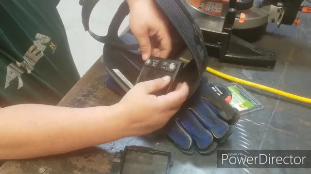 how to replace battery in auto darkening welding helmet