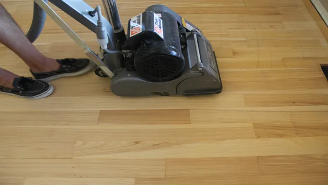 how to sand a floor with a floor sander