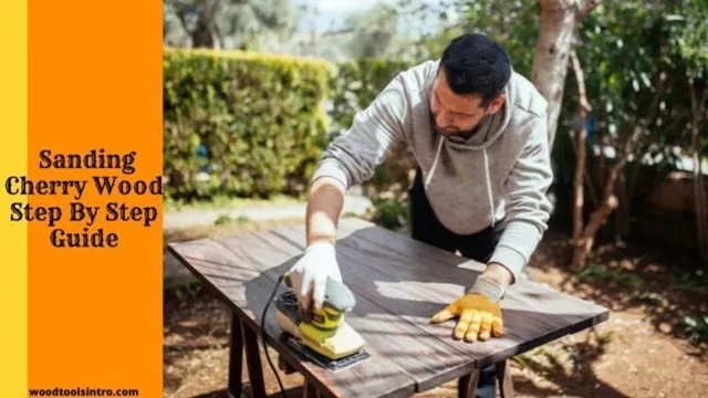 how to sand cherry wood 1 how to sand cherry wood