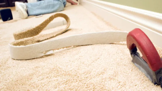 how to seam a carpet with a heat gun