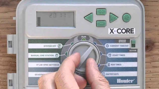 how to set a hunter sprinkler system 2