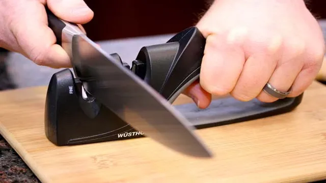 how to sharpen a knife with an angle grinder