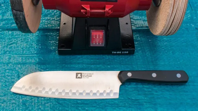 how to sharpen a knife with angle grinder