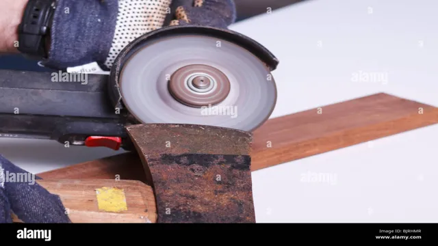 how to sharpen a maul with an angle grinder