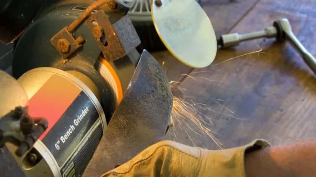 how to sharpen a maul with an angle grinder