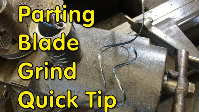 how to sharpen a metal lathe parting tool