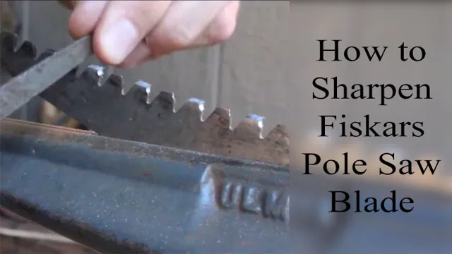 how to sharpen a pole saw blade 1 how to sharpen a pole saw blade
