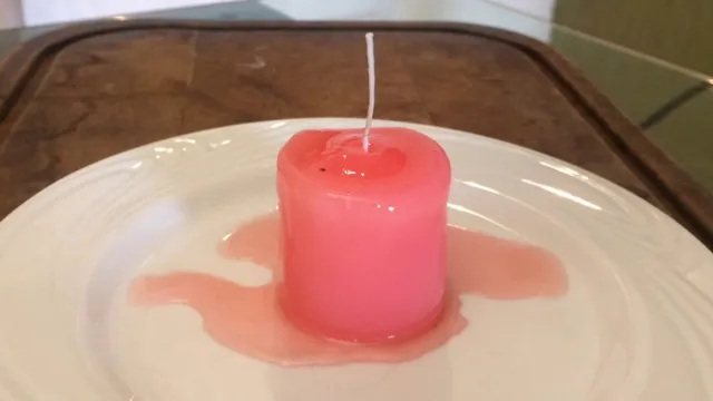 how to smooth candle surface without heat gun