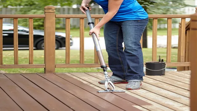 how to stain a deck with a paint sprayer