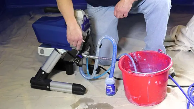 how to store airless paint sprayer