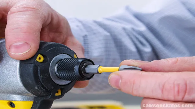 how to take drill bit out of impact driver