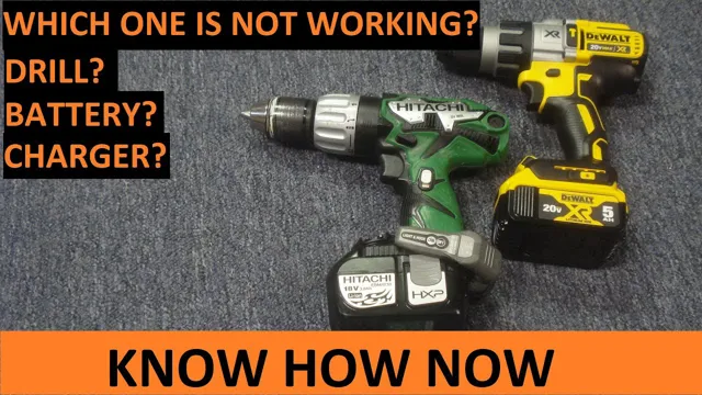 how to test cordless drill battery