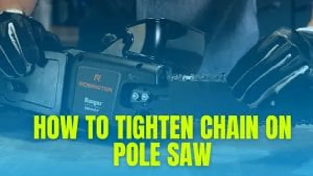 how to tighten chain on husqvarna pole saw 1 how to tighten chain on husqvarna pole saw