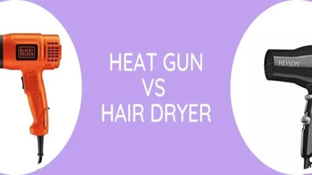 how to turn a hair dryer into a heat gun